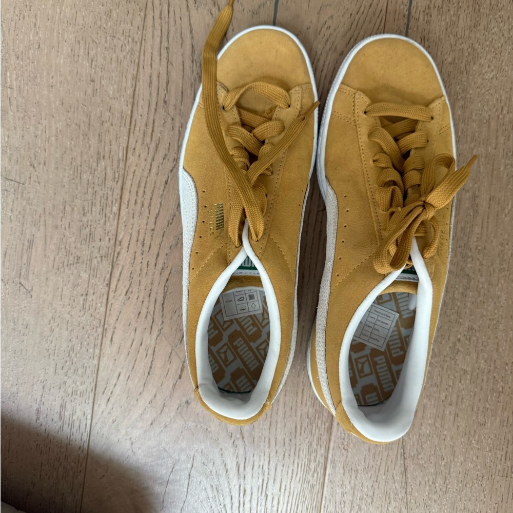 Puma Golden Suede Sneakers with White Accents